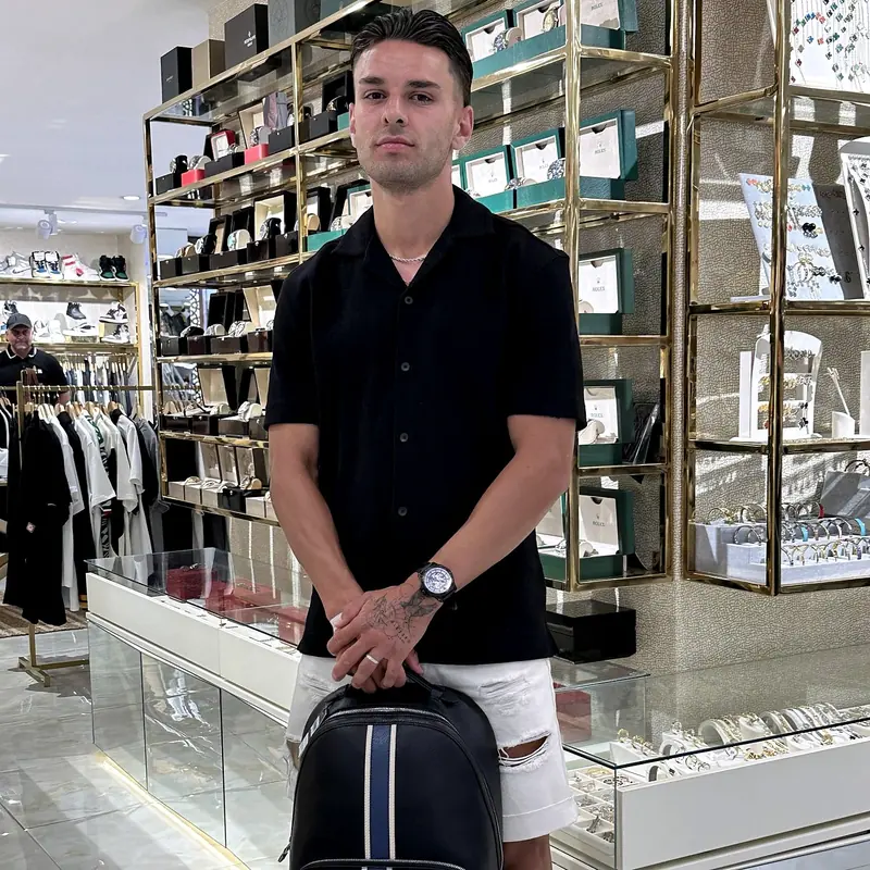 Menswear in store