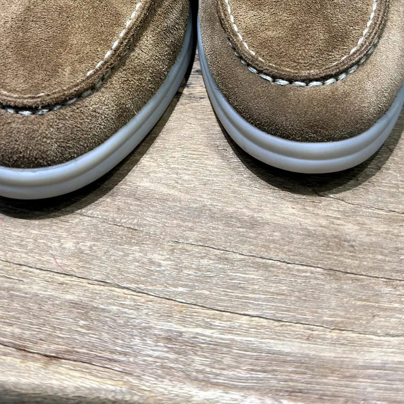 Suede loafers